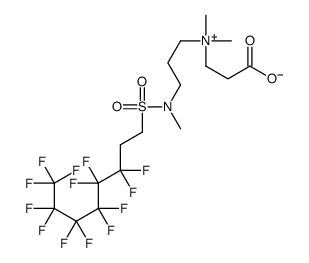 (2-carboxyethyl)dimethyl-3-[methyl[(3,3,4,4,5,5,6,6,7,7,8,8,8-tridecafluorooctyl)sulphonyl]amino]propylammonium hydroxide结构式