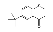 6-tert-butyl-2,3-dihydrothiochromen-4-one Structure