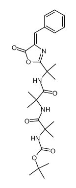 Boc-(Aib)3-ΔPhe-azlactone Structure