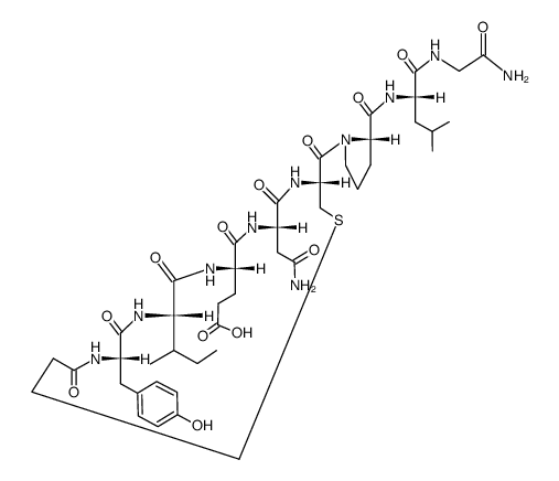 1-butyric-4-L-glutamic-1-carbaoxytocine结构式