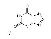 3-Methylxanthine potassium salt Structure