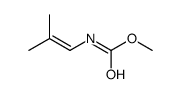 methyl N-(2-methylprop-1-enyl)carbamate结构式