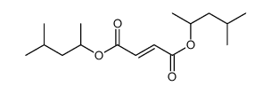 bis(1,3-dimethylbutyl) 2-butenedioate Structure