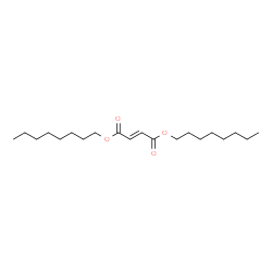 dioctyl (E)-but-2-enedioate structure