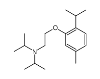 N-[2-(5-methyl-2-propan-2-ylphenoxy)ethyl]-N-propan-2-ylpropan-2-amine Structure
