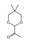 Ethanone, 1-(5,5-dimethyl-1,3-dioxan-2-yl)- (9CI)结构式
