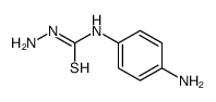 1-amino-3-(4-aminophenyl)thiourea Structure
