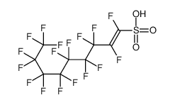 1,2,3,3,4,4,5,5,6,6,7,7,8,8,9,9,9-heptadecafluoronon-1-ene-1-sulfonic acid结构式