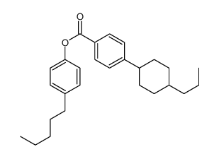 (4-pentylphenyl) 4-(4-propylcyclohexyl)benzoate Structure