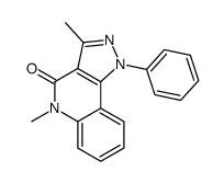 3,5-dimethyl-1-phenylpyrazolo[4,3-c]quinolin-4-one结构式