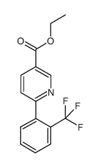 ethyl 6-[2-(trifluoromethyl)phenyl]-3-pyridinecarboxylate Structure