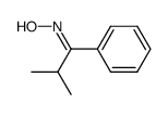 2-methyl-1-phenyl-propan-1-one oxime结构式