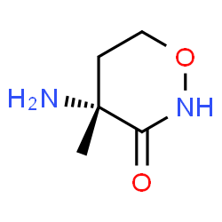 2H-1,2-Oxazin-3(4H)-one,4-aminodihydro-4-methyl-,(R)-(9CI)结构式