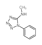 1H-Tetrazol-5-amine,N-methyl-1-phenyl- Structure