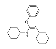 1,3-dicyclohexyl-O-phenylisourea结构式