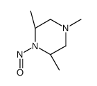 Piperazine, 2,4,6-trimethyl-1-nitroso-, cis- (9CI)结构式