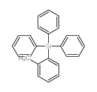 (2-methylphenyl)-triphenyl-silane Structure
