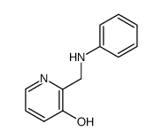 2-(N-anilinomethyl)-3-hydroxypyridine Structure