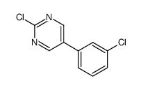 2-chloro-5-(3-chlorophenyl)pyrimidine Structure