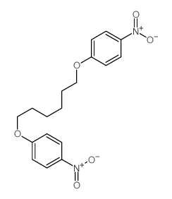1-nitro-4-[6-(4-nitrophenoxy)hexoxy]benzene结构式