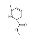 2-Pyridinecarboxylicacid,1,2,3,6-tetrahydro-6-methyl-,methylester,cis-(9CI) structure