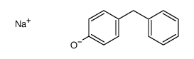 sodium p-benzylphenolate structure