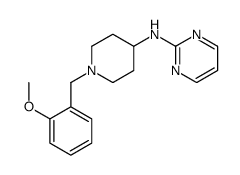 N-[1-[(2-methoxyphenyl)methyl]piperidin-4-yl]pyrimidin-2-amine结构式