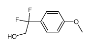2,2-Difluoro-2-(4-methoxyphenyl)ethanol Structure