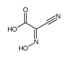 Acetic acid, 2-cyano-2-(hydroxyimino)- structure