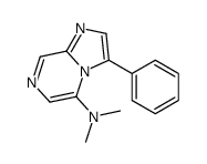 N,N-dimethyl-3-phenylimidazo[1,2-a]pyrazin-5-amine Structure