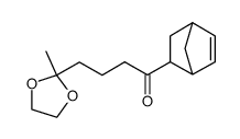 1-(Bicyclo[2.2.1]hept-5-en-2-yl)-4-(2-methyl-1,3-dioxolan-2-yl)-1-butanon Structure
