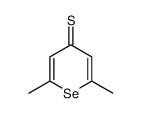 dimethyl-2,6 selenopyrannethione-4 Structure