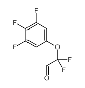 2,2-difluoro-2-(3,4,5-trifluorophenoxy)acetaldehyde Structure