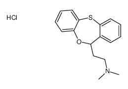 2-(6H-benzo[c][1,5]benzoxathiepin-6-yl)-N,N-dimethylethanamine,hydrochloride结构式