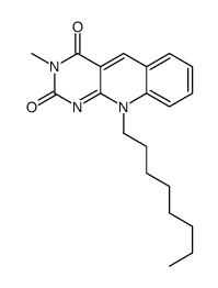 3-methyl-10-octylpyrimido[4,5-b]quinoline-2,4-dione Structure