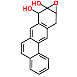 9a,10-Dihydrotetrapheno[10,9-b]oxirene-8,8a(8H)-diol结构式