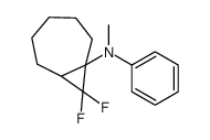 8,8-difluoro-N-methyl-N-phenylbicyclo[5.1.0]octan-7-amine Structure