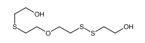 2-[2-[2-(2-hydroxyethyldisulfanyl)ethoxy]ethylsulfanyl]ethanol结构式