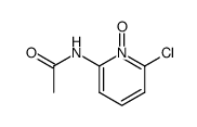 Acetamide,N-(6-chloro-1-oxido-2-pyridinyl)- Structure