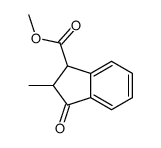 methyl 2-methyl-3-oxo-1,2-dihydroindene-1-carboxylate Structure