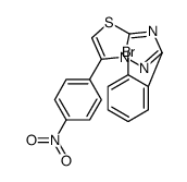 2-(2-bromophenyl)-6-(4-nitrophenyl)-[1,3]thiazolo[3,2-b][1,2,4]triazole Structure