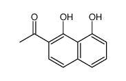 1-(1,8-dihydroxynaphthalen-2-yl)ethanone结构式