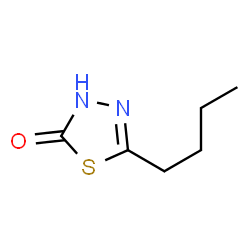 1,3,4-Thiadiazol-2(3H)-one,5-butyl-结构式