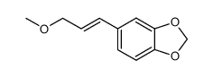 trans-1,2-methylenedioxy-4-(3'-methoxy-1'-propenyl)benzene Structure