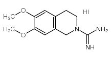 6,7-dimethoxy-3,4-dihydro-1H-isoquinoline-2-carboximidamide,hydroiodide结构式