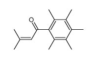 3-methyl-1-pentamethylphenyl-but-2-en-1-one Structure