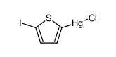 5-iodo-[2]thienylmercury (1+), chloride Structure