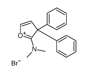 (3,3-diphenylfuran-2-ylidene)-dimethylazanium,bromide Structure