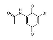 2-Acetamido-6-bromobenzene-1,4-dione Structure