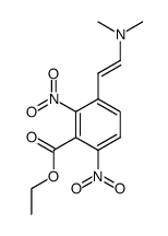 3-(2-dimethylamino-vinyl)-2,6-dinitro-benzoic acid ethyl ester结构式